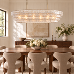 Ghiaccio Oval Chandelier