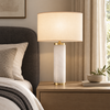 Cylindricale Column Alabaster Table Lamp
