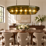 Ghiaccio Oval Chandelier